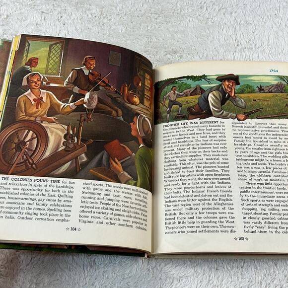 Vtg Pictorial Encyclopedia of American History 2 and 7 - 1861-1865 and 1734-1783 - Picture 7 of 16